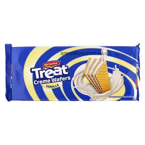 Britannia Treat Creame Wafers Vanila(150g)