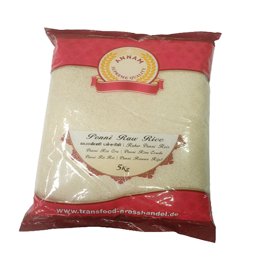 Annam Ponni Raw Rice (5kg)