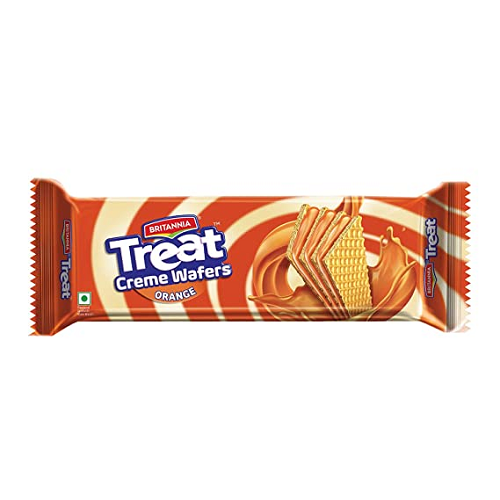 Britannia Treat Creame Wafers Orange (150g)
