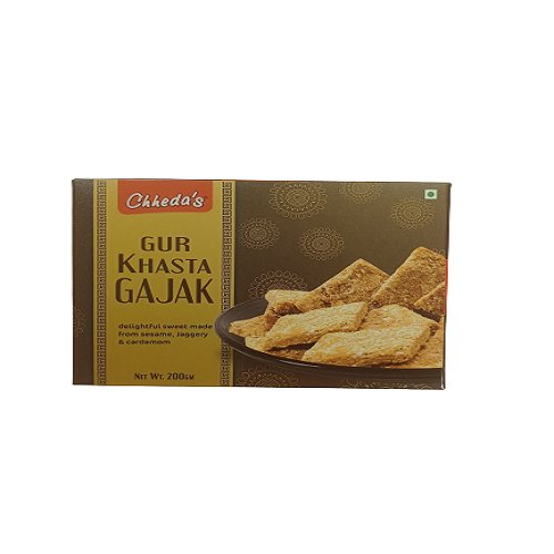 Chheda's Gur khasta Gajak (200g)