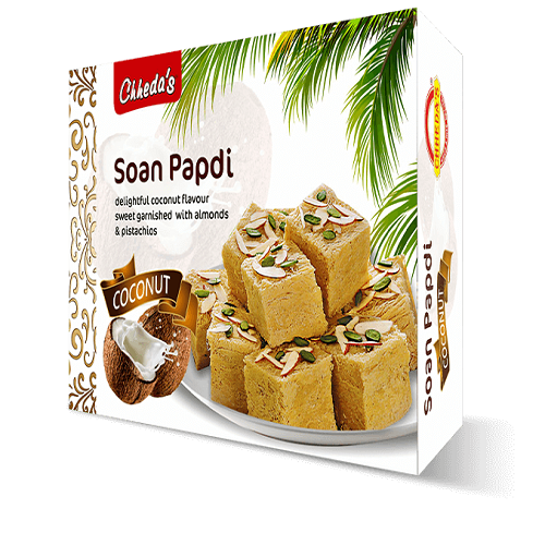 Chheda's Coconut Soan Papdi (240g)
