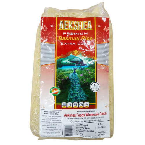 Aekshea Extra Long Basmati Rice (1kg)
