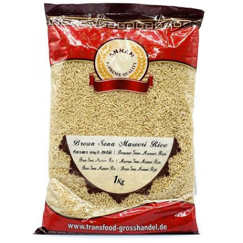 Annam Brown Sona Masoori Rice (1Kg)