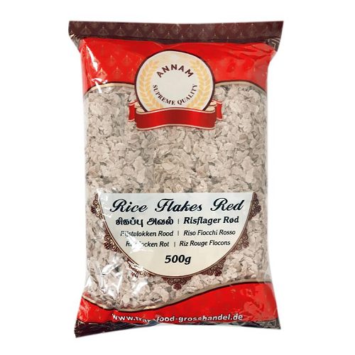 Annam Red Poha / Red Rice Flakes (500g)