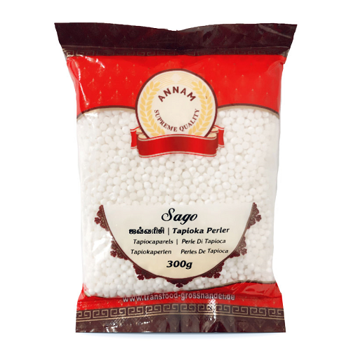 Annam Indian Sago Seeds / Sabudana Medium (300g)