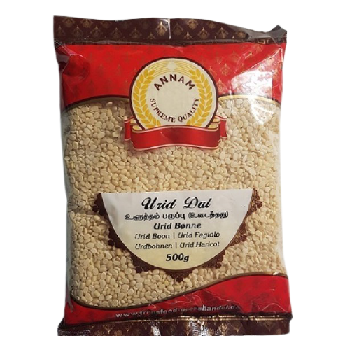 Annam Urad Dal Split / Urid Dal Washed - Without Skin (500g)