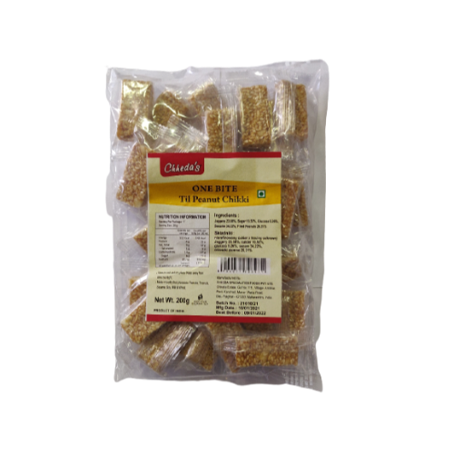 Chheda's One Bite Til Peanut Chikki (200g)