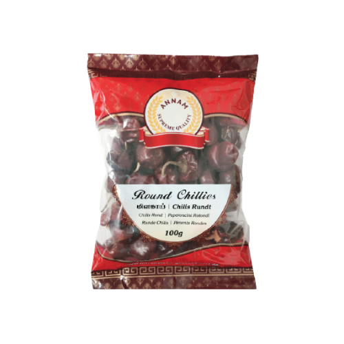 Annam Dried Red Chillies Round (100g)