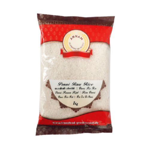 Annam Ponni Raw Rice (1kg)