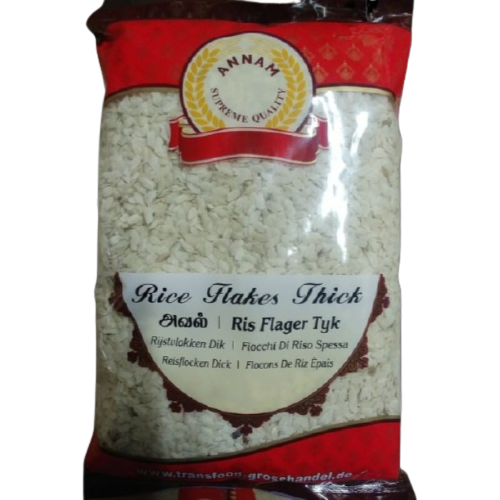 Annam Poha / Powa / Flattened Rice - Thick (500g)