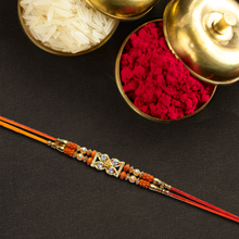 Load image into Gallery viewer, Beads Ethnic Rakhi (1pcs)
