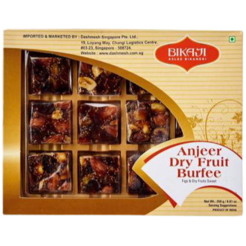 Bikaji Anjeer Dry Fruit Barfi (250g)