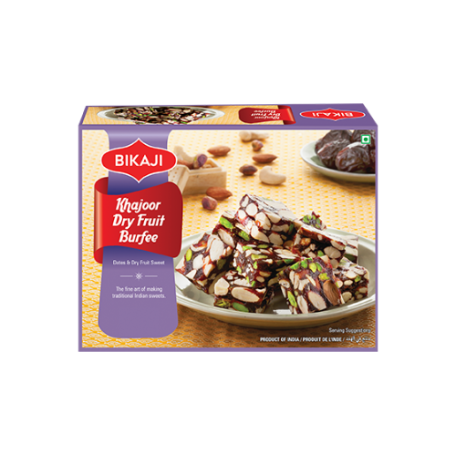 Bikaji Khajoor Dry Fruit Barfi (250g)