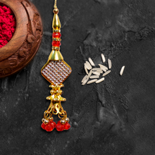Load image into Gallery viewer, Decorated Lumba Rakhi (1pcs)
