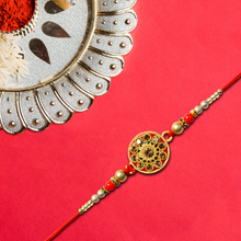 Load image into Gallery viewer, Meenakari Rakhi (1pcs)
