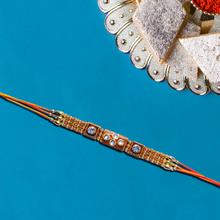 Load image into Gallery viewer, Stone Detailing Rakhi (1pcs)
